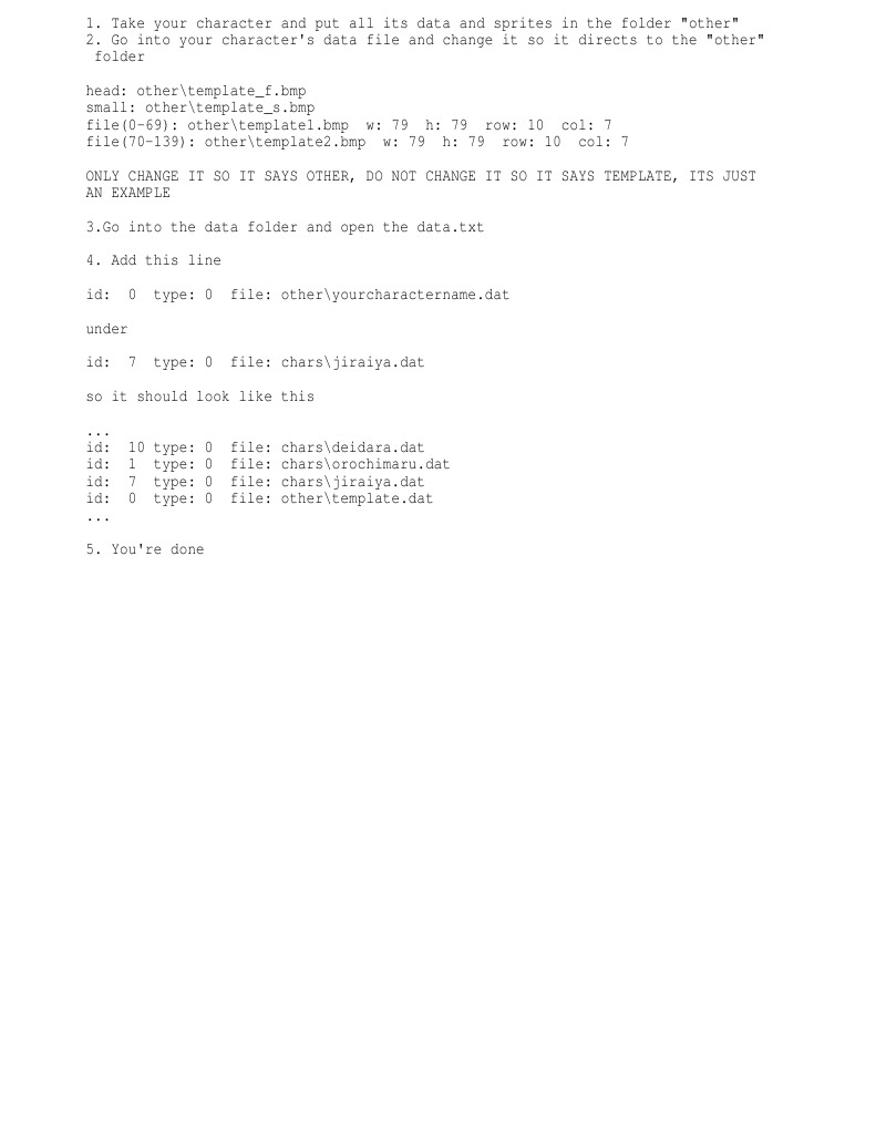 How To Add Characters | PDF