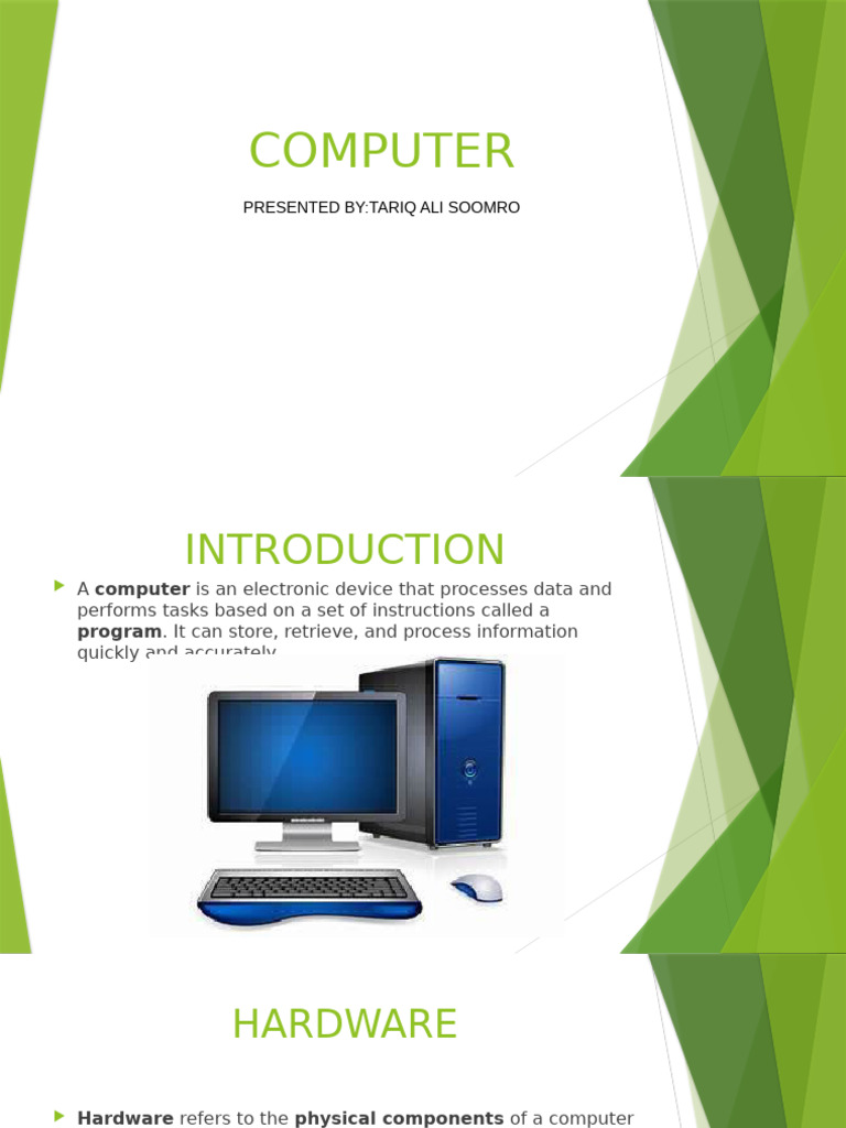 Overview of Computer Hardware Components | PDF | Computer Hardware ...