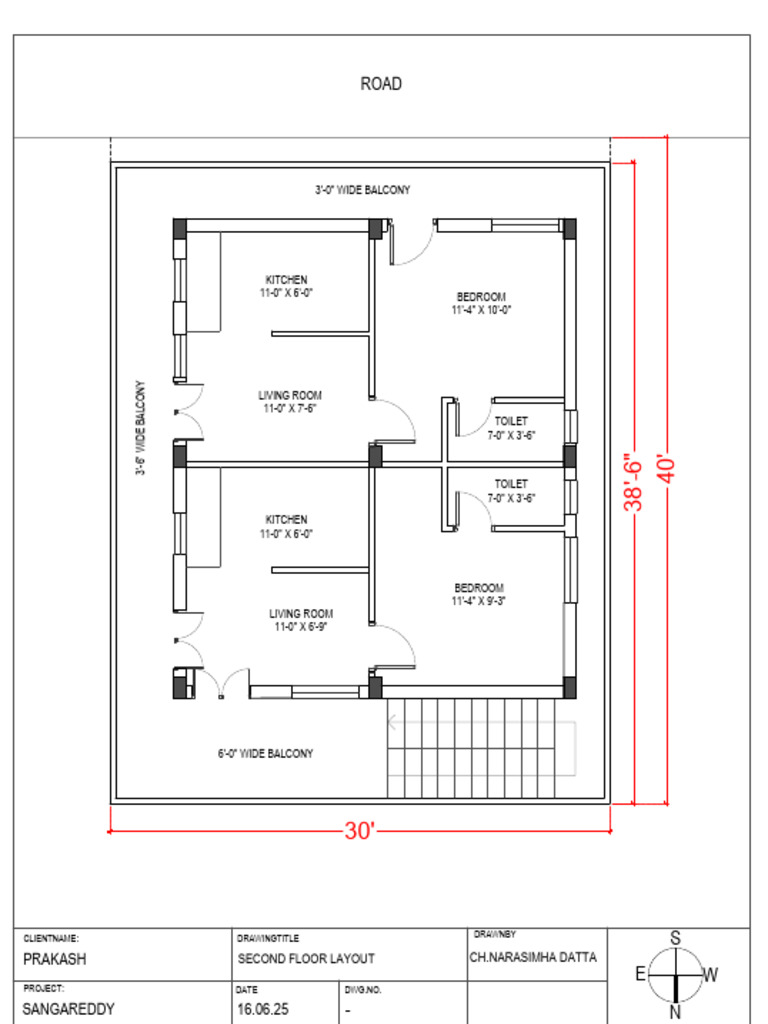 Second Floor Layout Dimensions | PDF