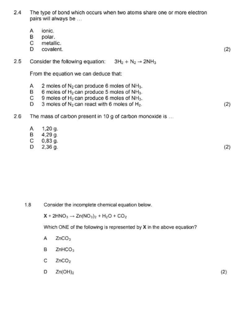 PAPER 2 - 71 Marks | PDF