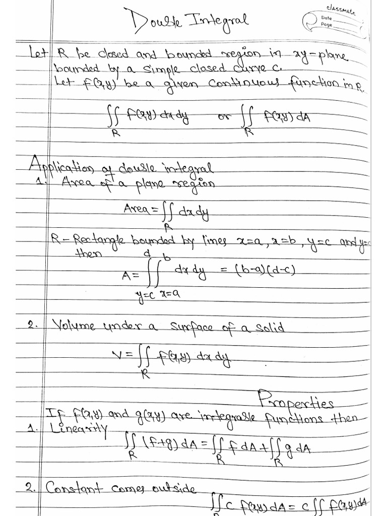 DoubleTriple Int Notes | PDF