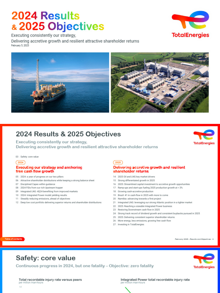 TotalEnergies 2024-2025 Strategy Overview | PDF | Liquefied Natural Gas ...