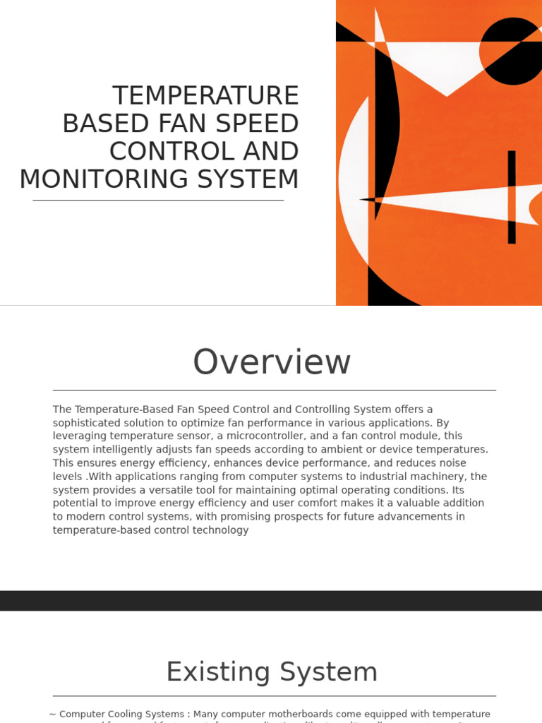 Temperature-Based Fan Speed Control System | PDF | Internet Of Things ...