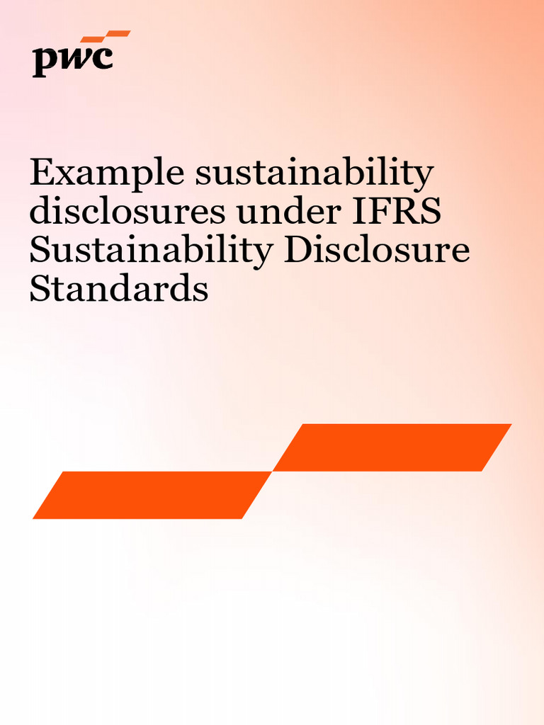 IFRS Sustainability Disclosure Examples | PDF | Business | Economies