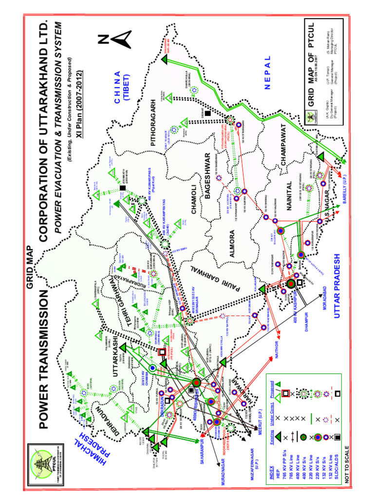 Transmission Map of Uttarakhand | PDF