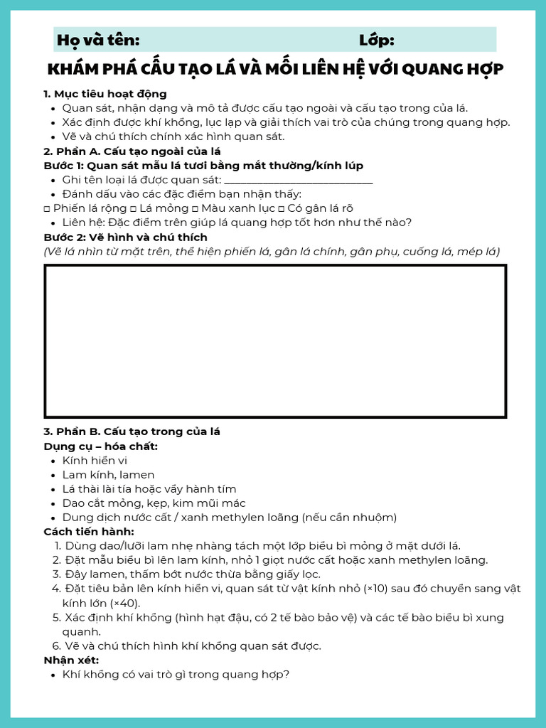 Turqoise Colorful Student Self Evaluation Behavior Checklist Worksheet ...