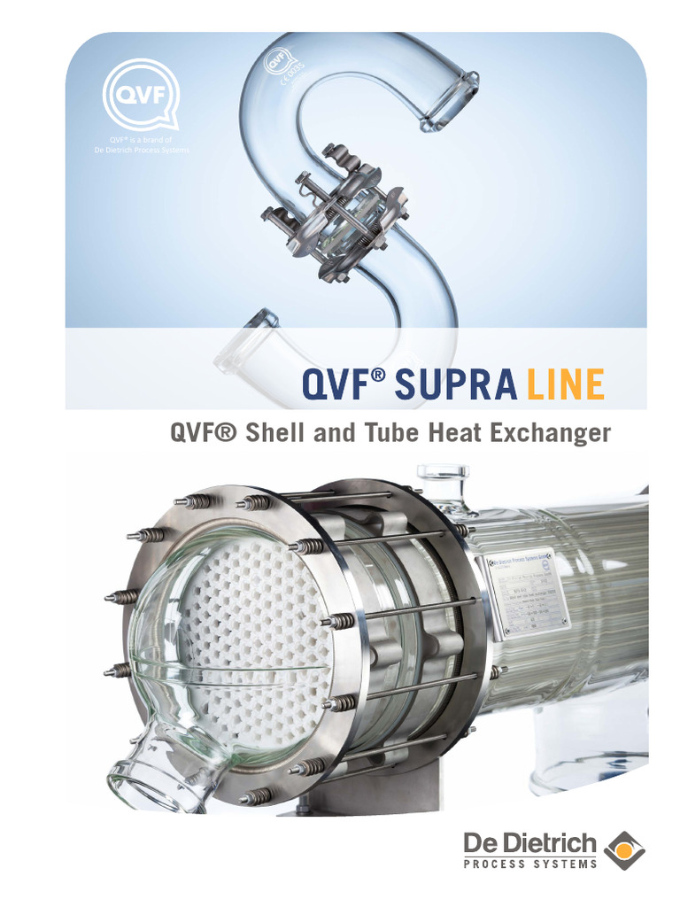 QVF® SUPRA Shell and Tube Heat Exchangers | PDF | Heat Exchanger ...