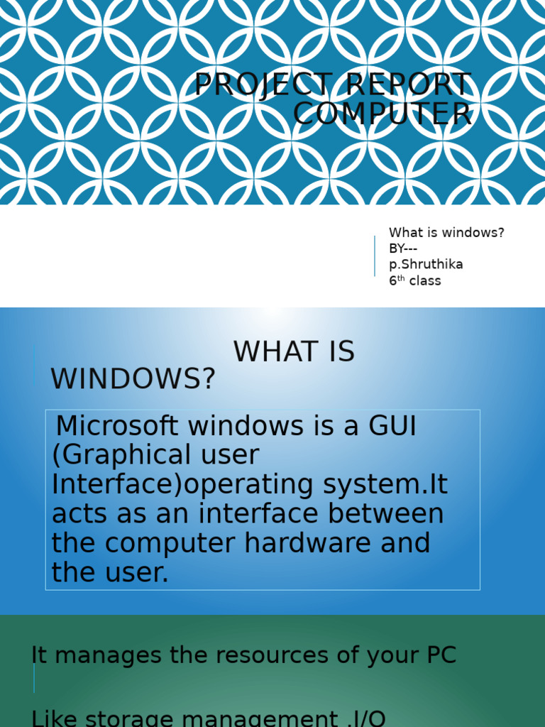 Understanding Microsoft Windows OS | PDF