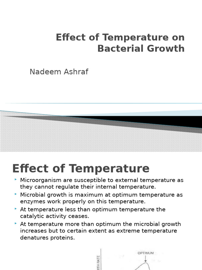 Effect of Temperture On Growth | PDF
