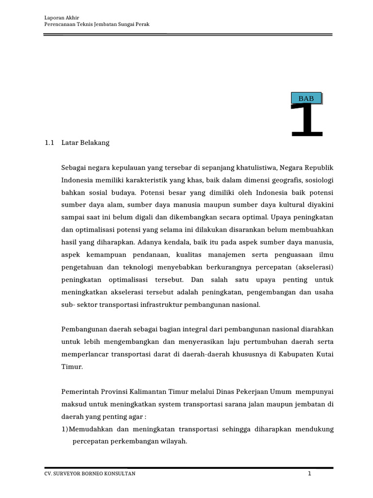 Laporan Akhir | PDF