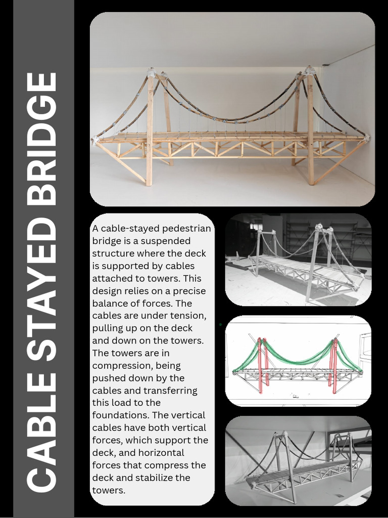Cable Stayed Bridge | PDF