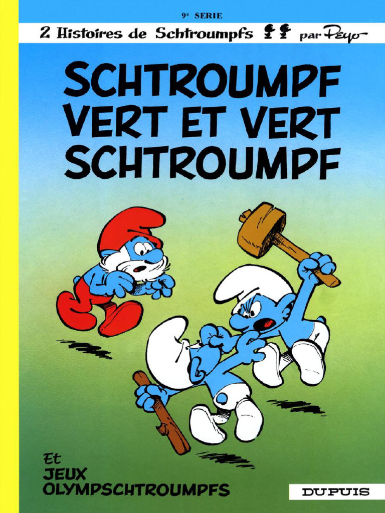 Skis Kiddi Mini Schtroumpfs 80's