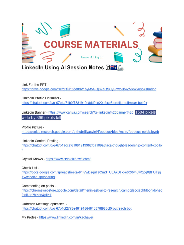 Optimize Your LinkedIn Profile with AI | PDF