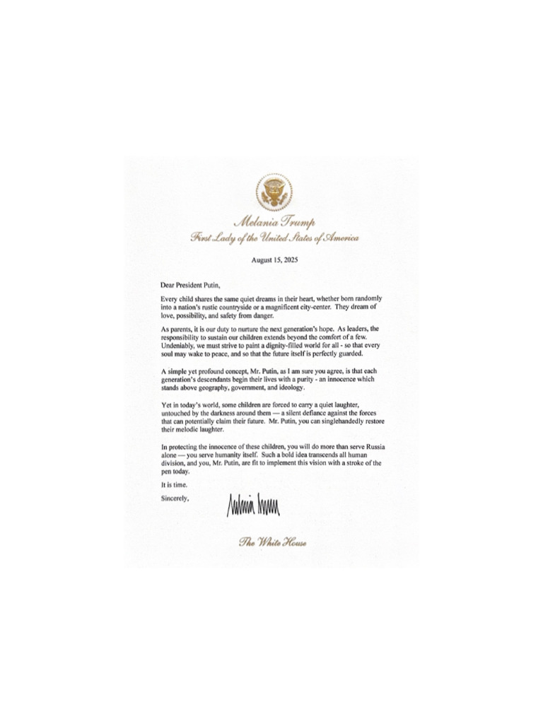 Peace Letter | PDF