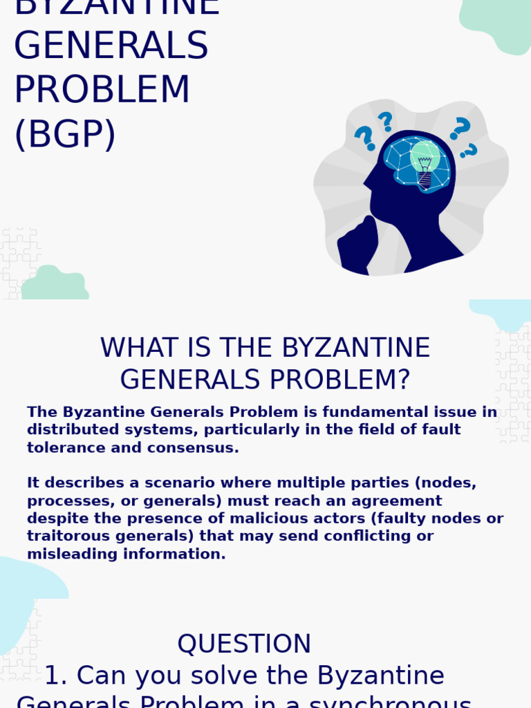 Byzantines General Problem 1 | PDF