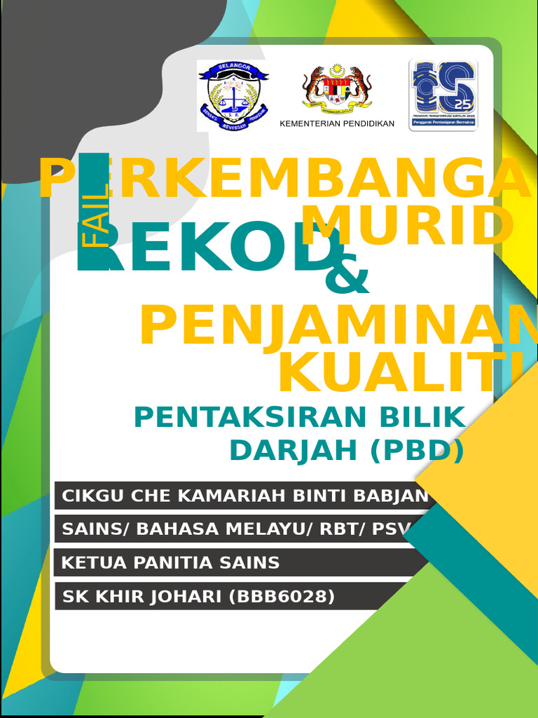 Fail Rekod Perkembangan Murid | PDF