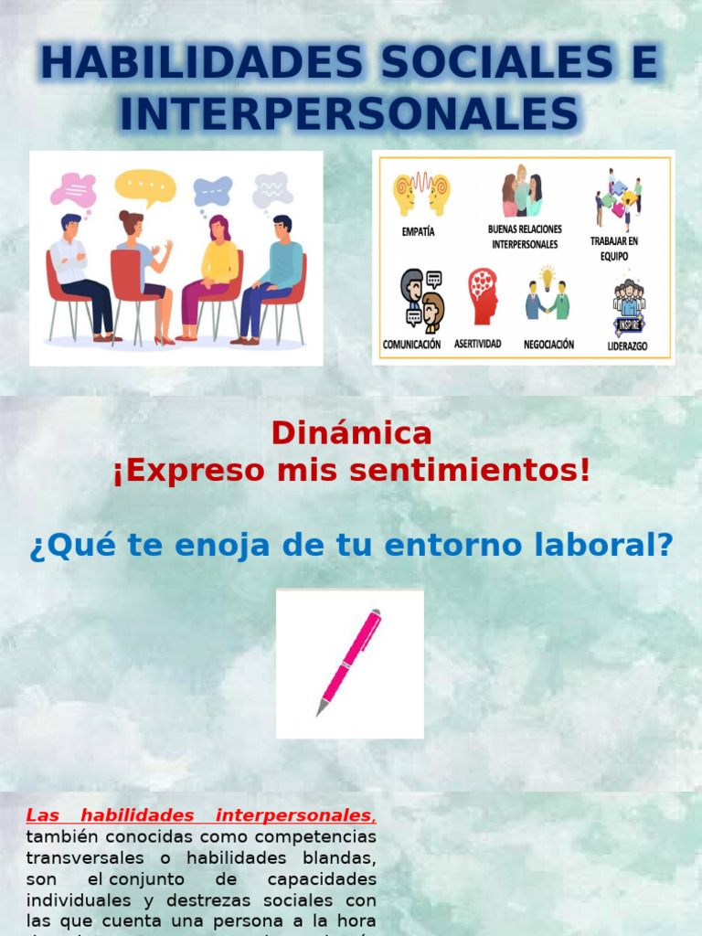 Habilidades Sociales Interpersonales Ie 60192 - 2024 | PDF