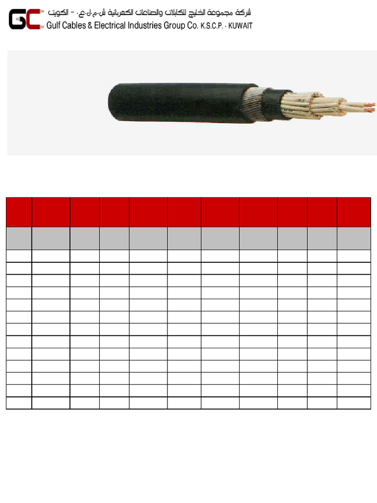 2.5 Sqmm Cable Specifications | PDF | Electrical Conductor | Polyvinyl ...