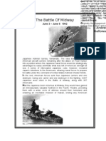 WW2 Timeline- Battle of Midway (1942)