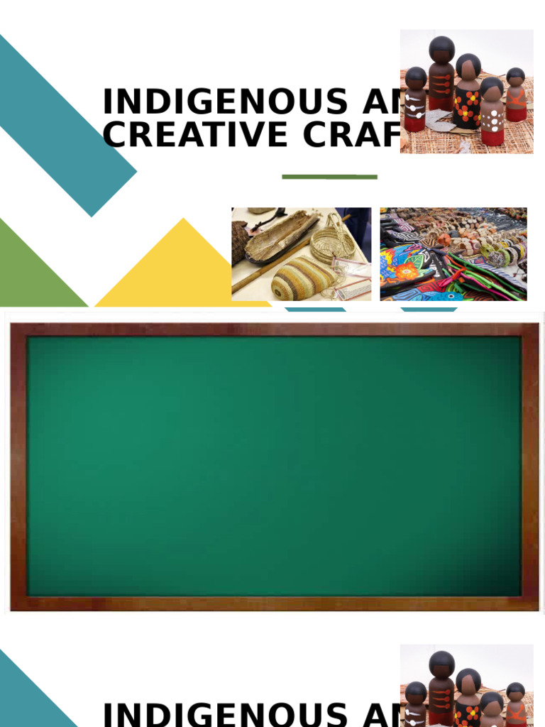 Lesson 1 - Introduction To Indigenous Craft | PDF | Crafts