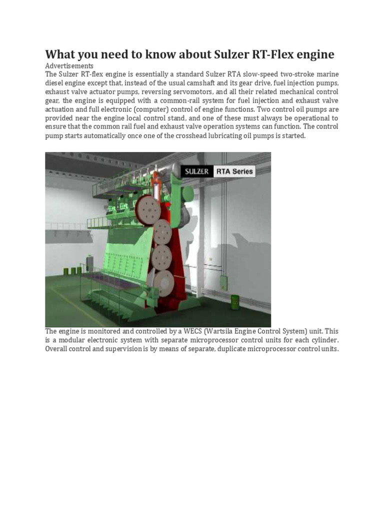 What You Need To Know About Sulzer RT | PDF | Internal Combustion ...