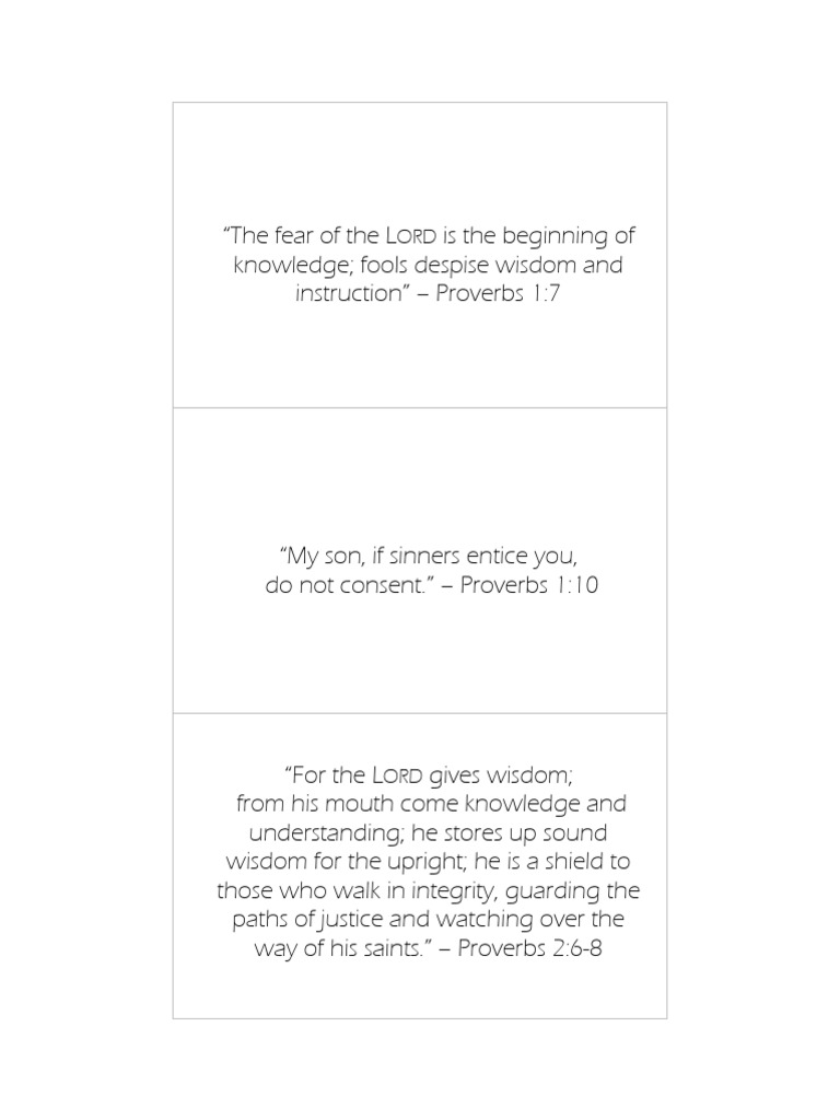 Wisdom and Guidance from Proverbs | PDF | Book Of Proverbs | Anger