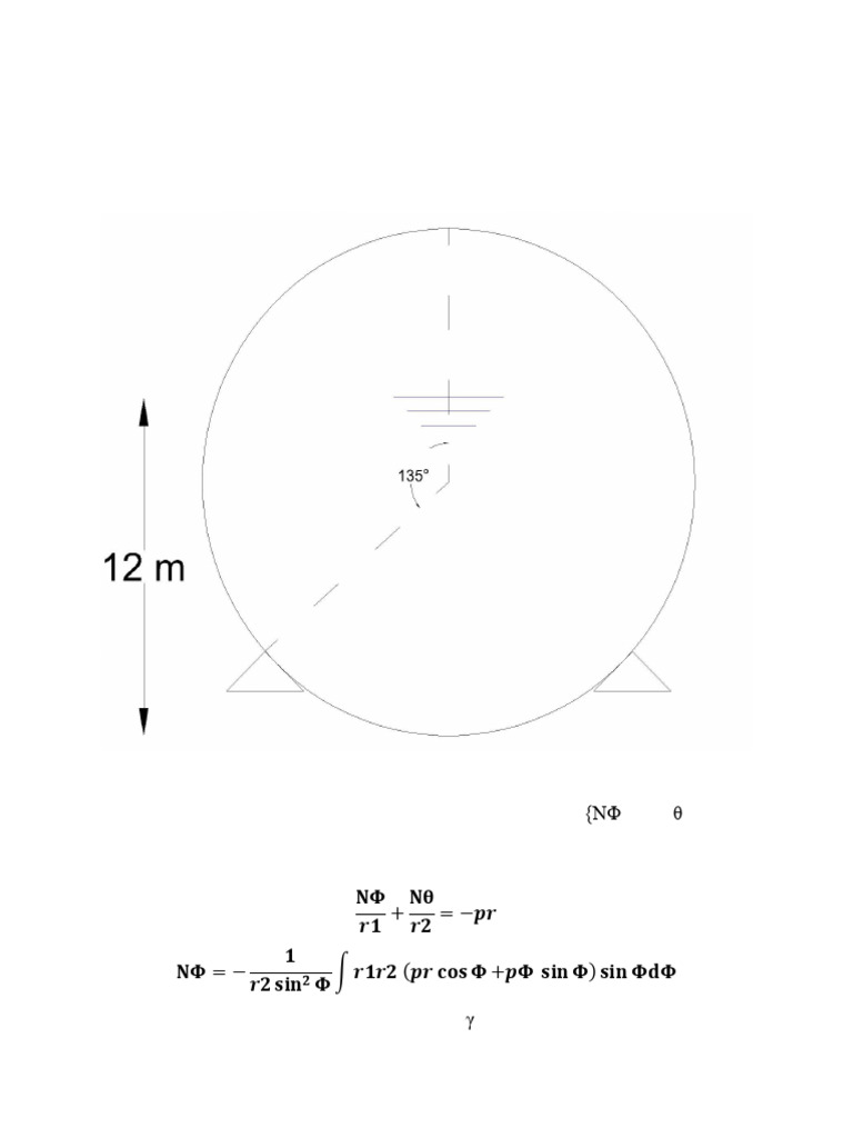 Normal Forces in Spherical Shell Analysis | PDF