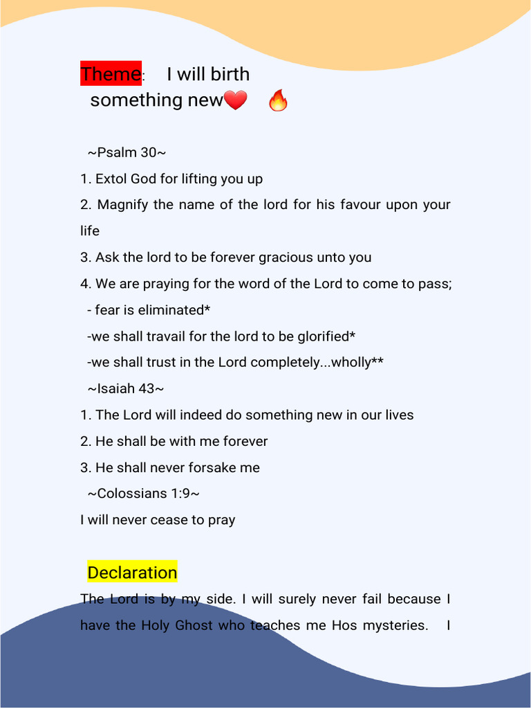 Divine Transformation and Prayer Guide | PDF
