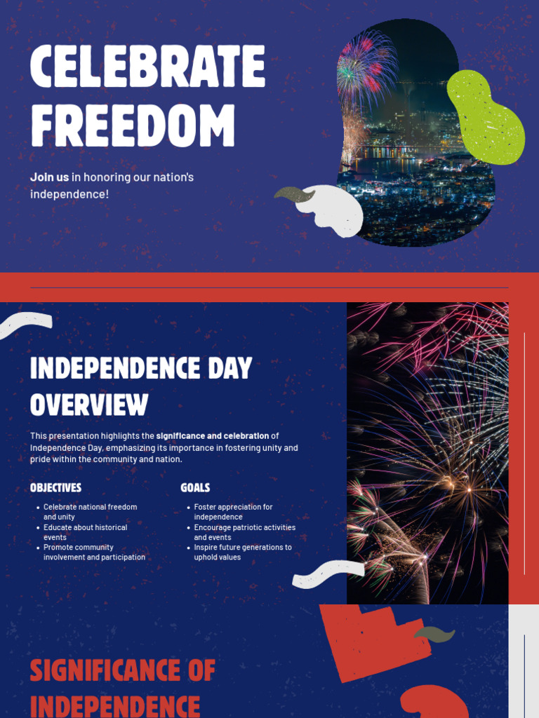 Independence Day Celebration Overview | PDF | Independence Day (United ...