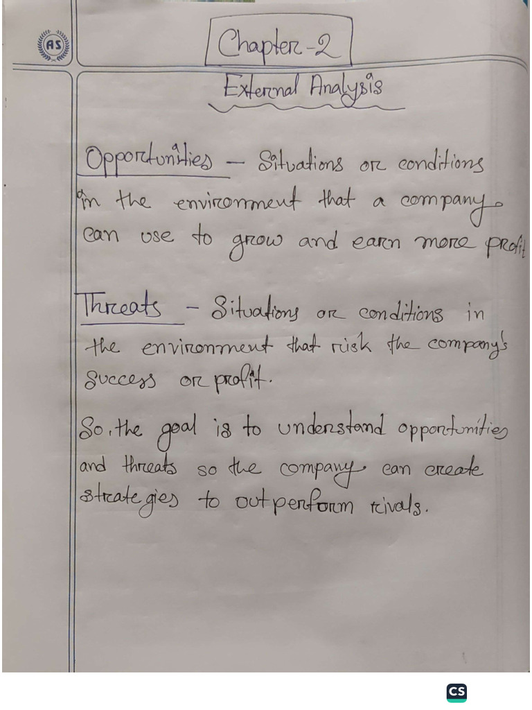 Chapter - 2 Strategic Management | PDF