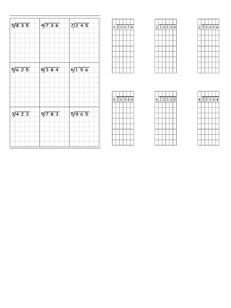 Math Division | PDF