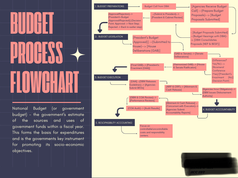 Government Budget Process Flowchart | PDF | Budget | Government