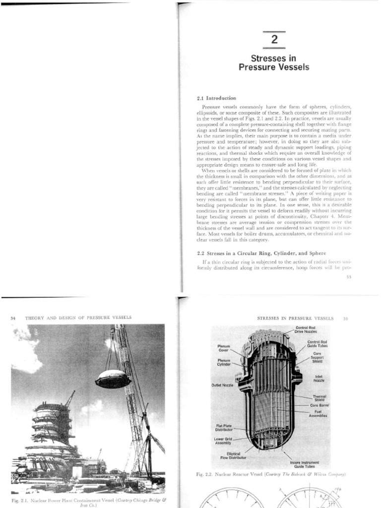 UNIT-2 - Design of Pressure Vessels | PDF