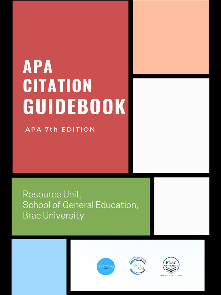 Gened_apa Citation Guidebook 2023 (1) (1) | PDF | Citation | Plagiarism