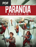 Paranoia RPG: Perfect Edition Guide | PDF | Role Playing | Adventure Games