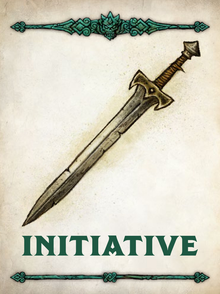 Initiative Card Instructions | PDF | Card Games