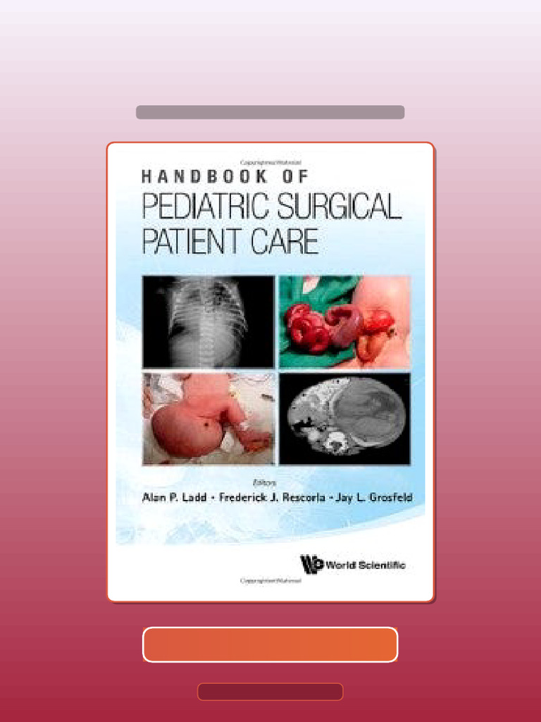 Handbook of Pediatric Surgical Patient Care Digital Test Bank | PDF ...