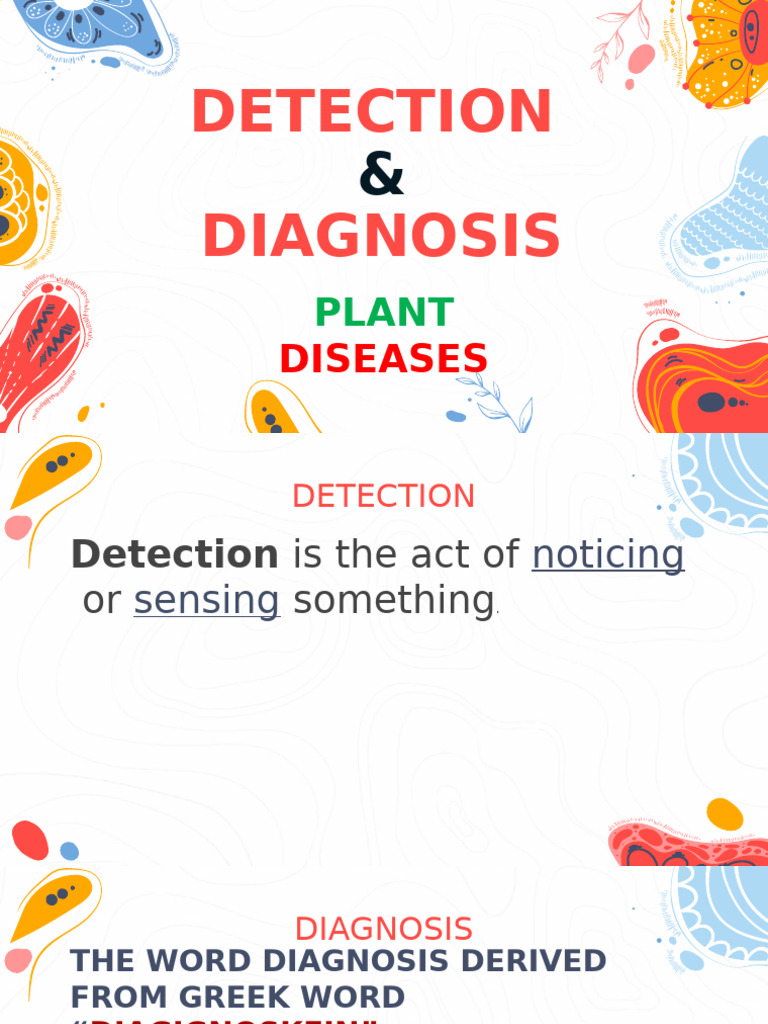 Plant Disease Detection and Diagnosis | PDF | Elisa | Biology
