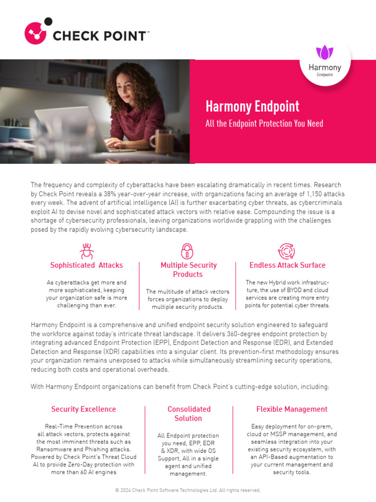 Harmony Endpoint Advanced Overview | PDF | Computer Security | Security