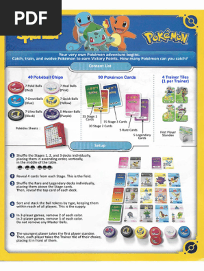 Pokmon Splendor Game Rules | PDF
