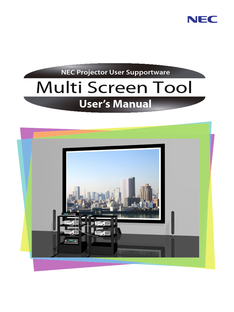 NEC Multi Screen Tool User Manual | PDF | Microsoft Windows | Hdmi