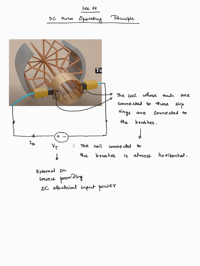 DC Motor Operation | PDF