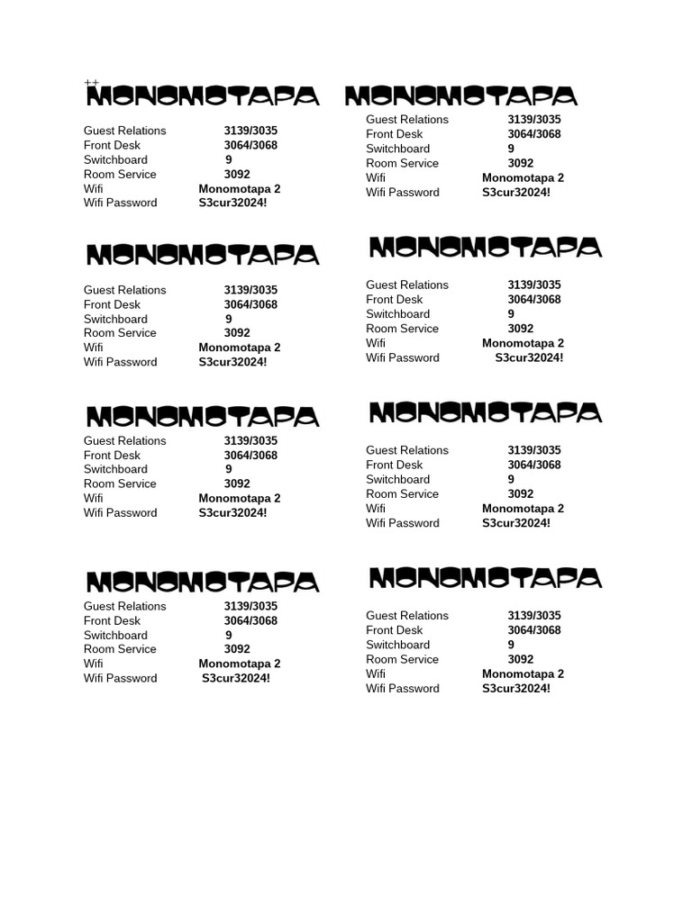 Mini Directory As at 08.03.25 | PDF