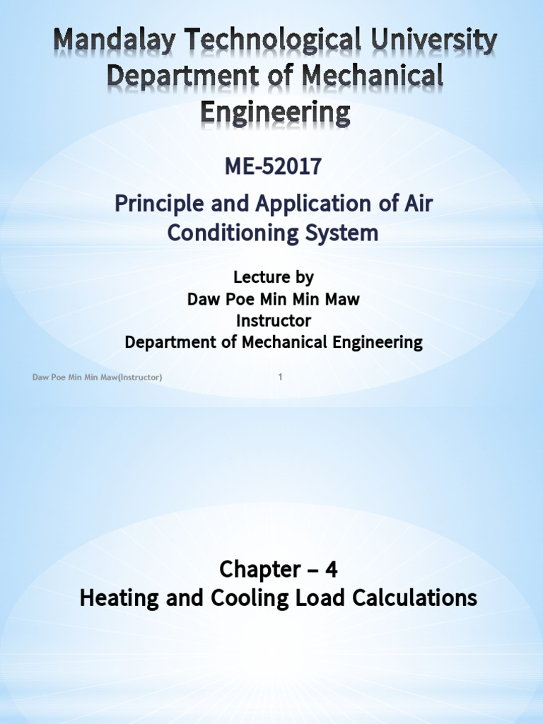 AirCon CH 4 (1) | PDF | Heat Transfer | Temperature