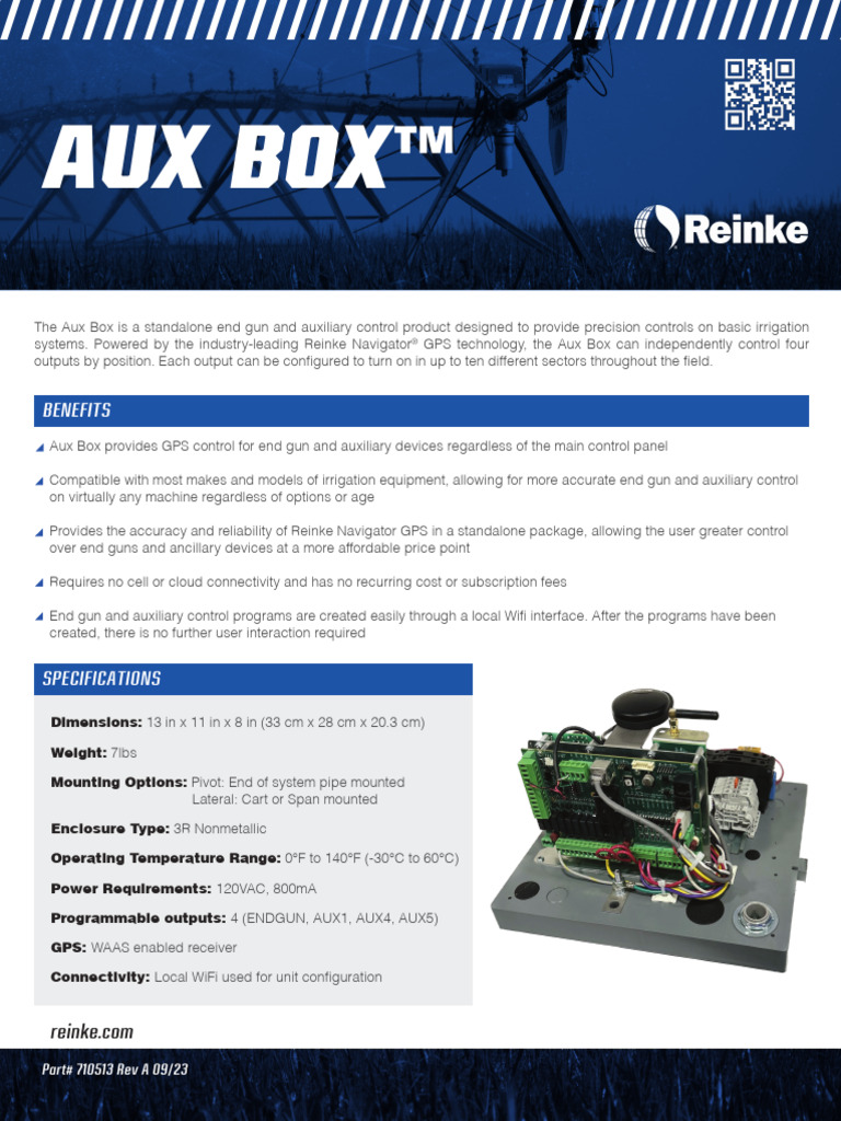 GPS-Controlled Aux Box for Irrigation | PDF