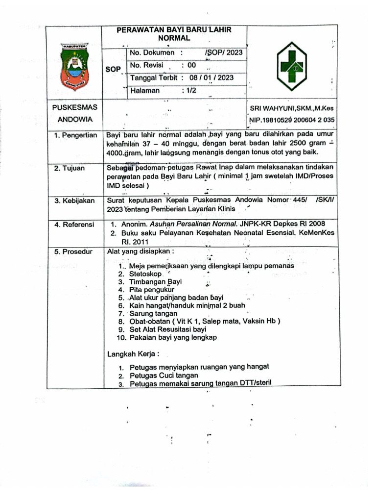Contoh Fix Sop | PDF