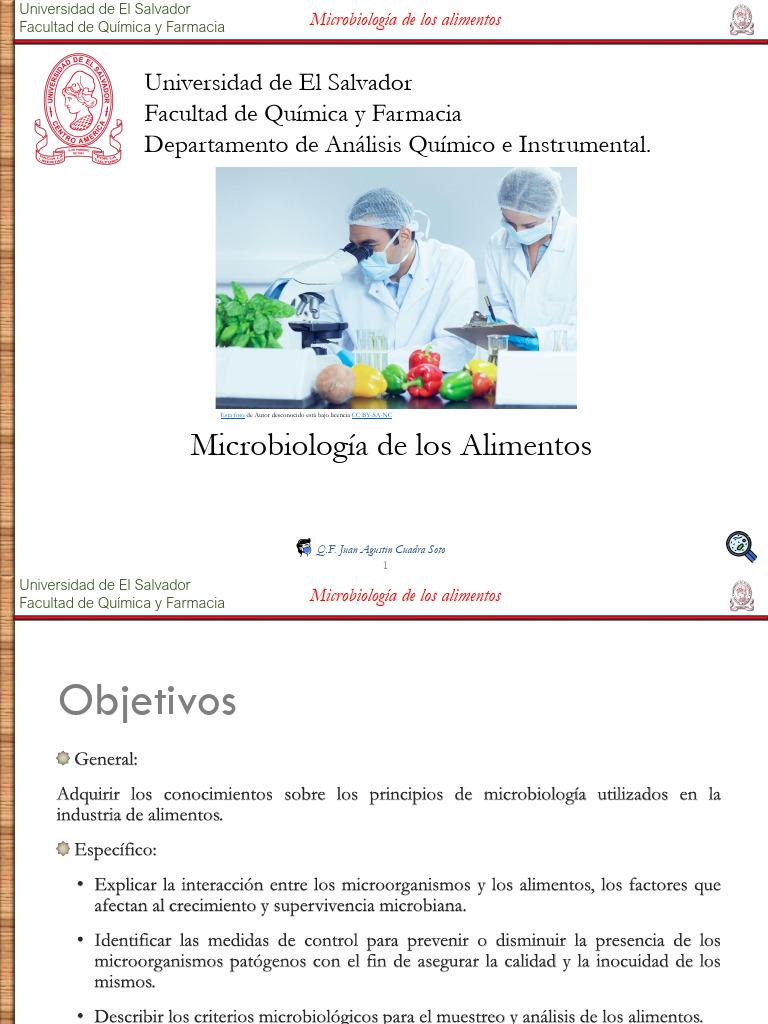 Microbiologia de Los Alimentos | PDF | Alimentos | Microbiología