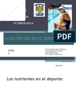 Nutricion en El Deporte