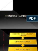 CIENCIAS FACTICAS