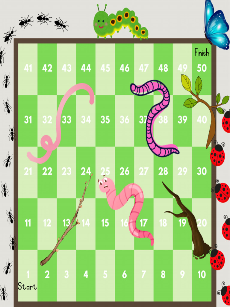 Insect-Themed Fraction Board Game | PDF